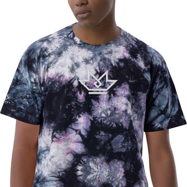 Mindset Matters Crown Oversized tie-dye t-shirt