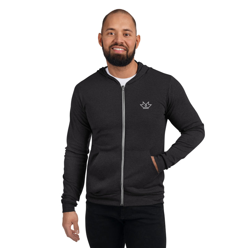 Mindset Matters Crown slim zip hoodie